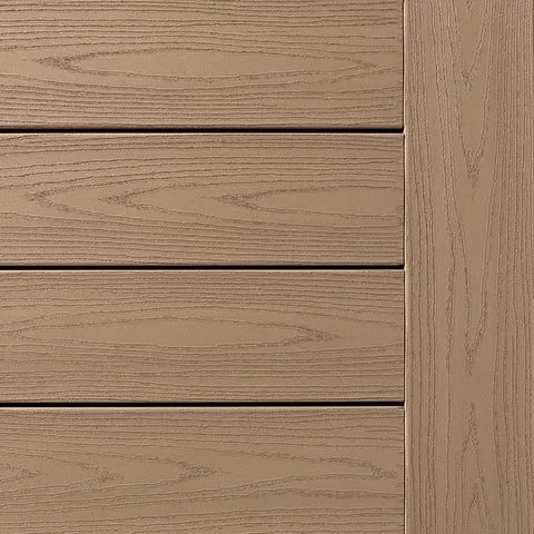 1x8 Square-Shouldered Harvest Decking - Brownstone