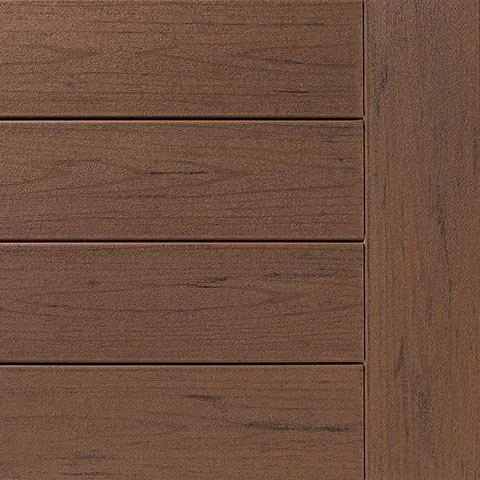 1x6 Grooved Terrain Decking - Brown Oak