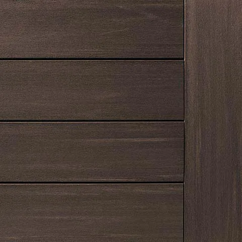 1x6 Square-Shouldered Vintage PVC Decking - Dark Hickory