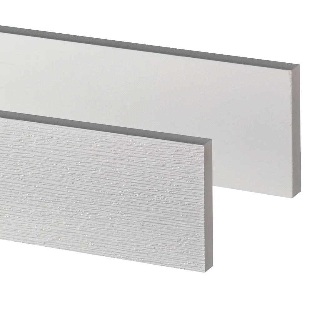 5/4x6 AZEK PaintPro Rabbeted Cornerboard - Woodgrain - White