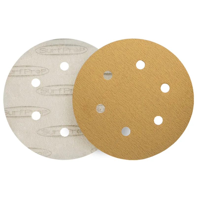 6" SurfPrep Paper Discs (Hook & Loop) (6 Hole)