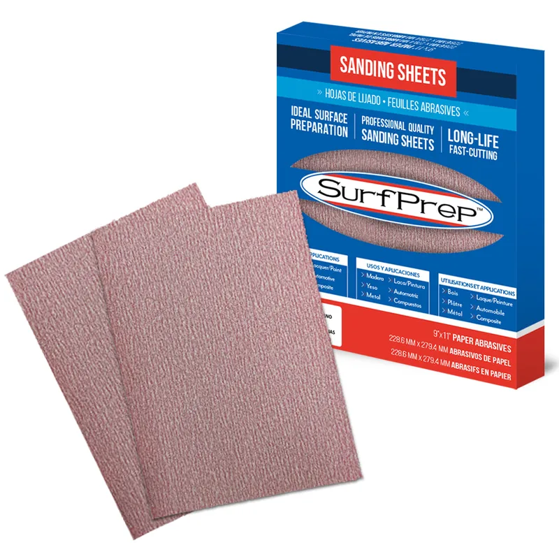 9" X 11" Sandpaper Sheets