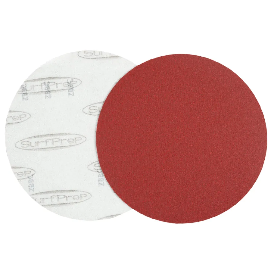 6" SurfPrep Red Riptide Paper Abrasive Discs