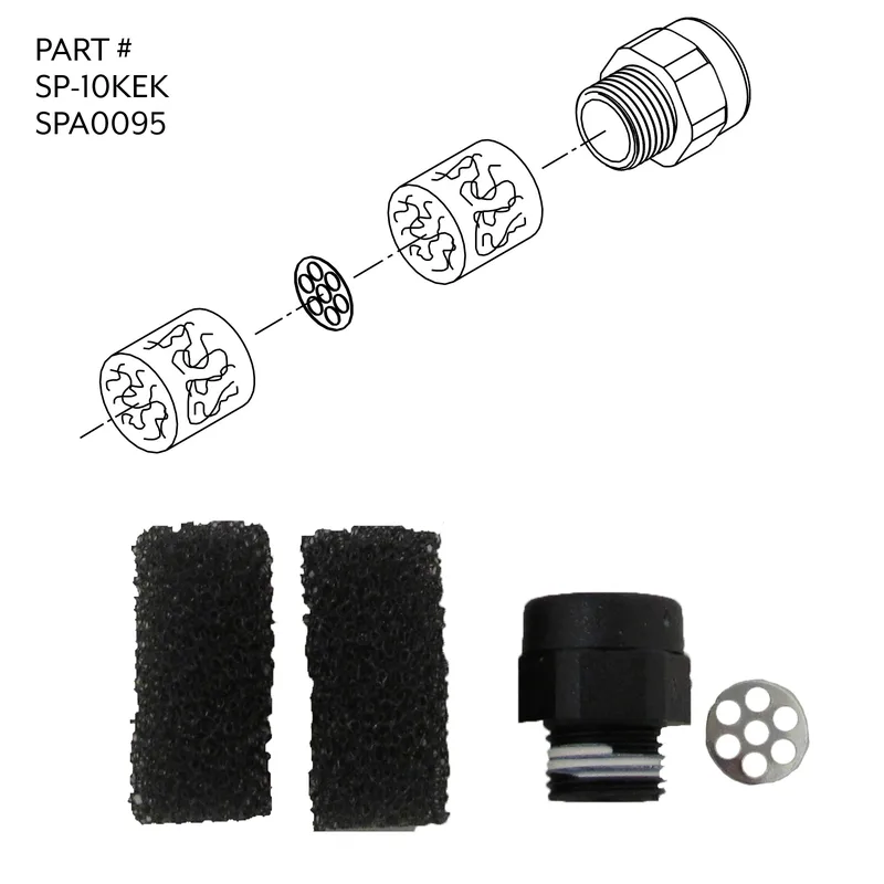 10,000 RPM Muffler Kit (3" X 4" Storm Air Sanders)