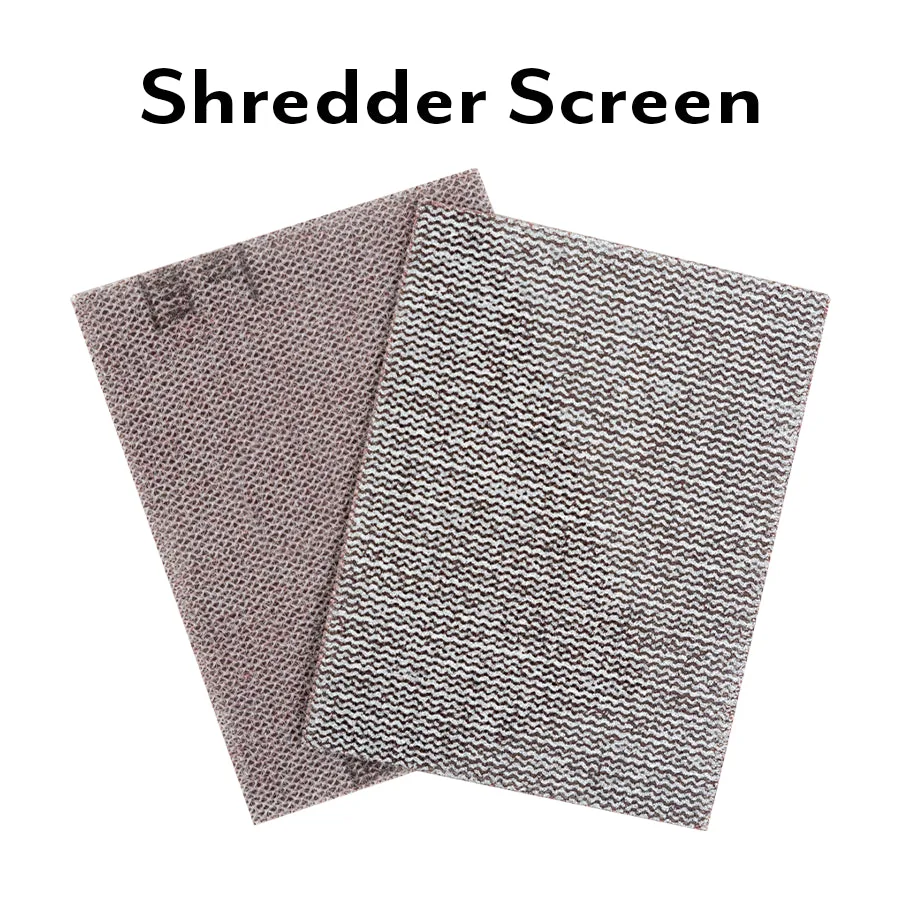 3" X 4" Shredder Screen Abrasive Sheets