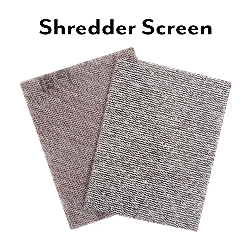 3" X 4" Shredder Screen Abrasive Sheets