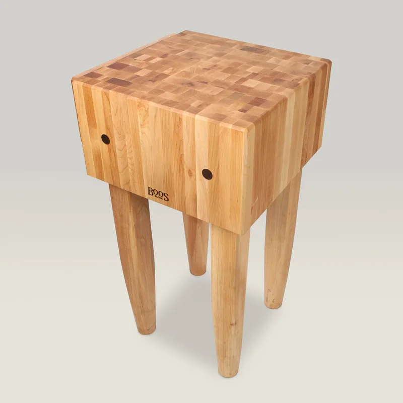 "PCA" Maple Butcher Block With 10" Thick End Grain Top
