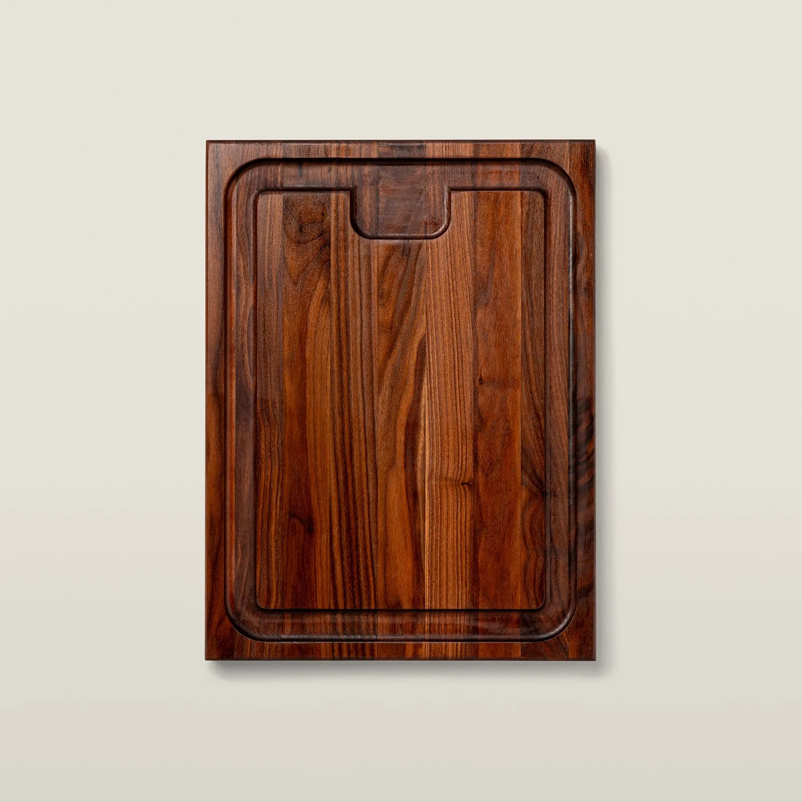 Walnut AuJus Cutting Board with Sloped Juice Groove, Reversible, 1-1/2" Thick (AUJUS Series)