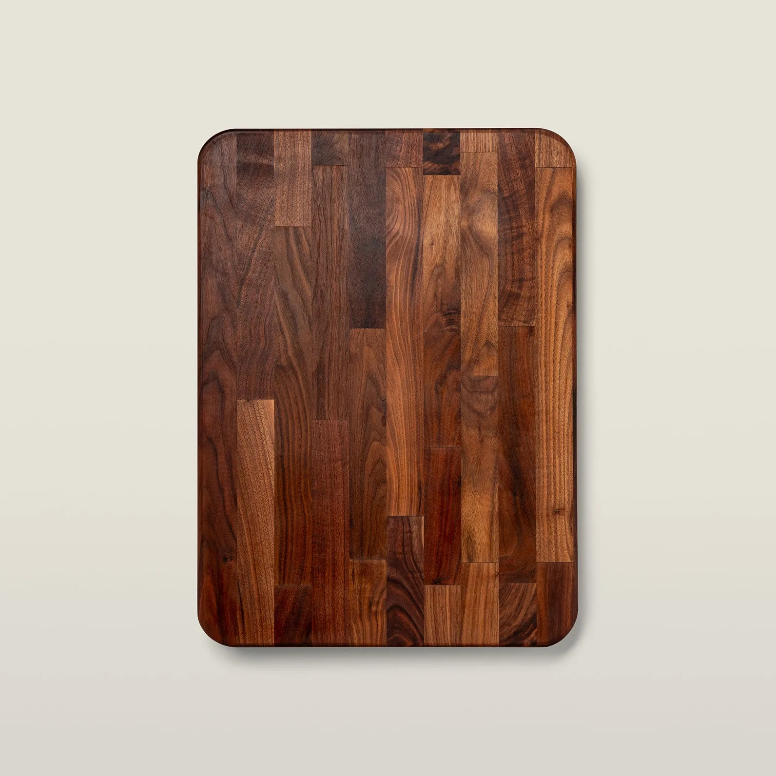 Walnut Blended Charcuterie Board With Rubber Feet, 1-1/2" Thick (Feet Series)