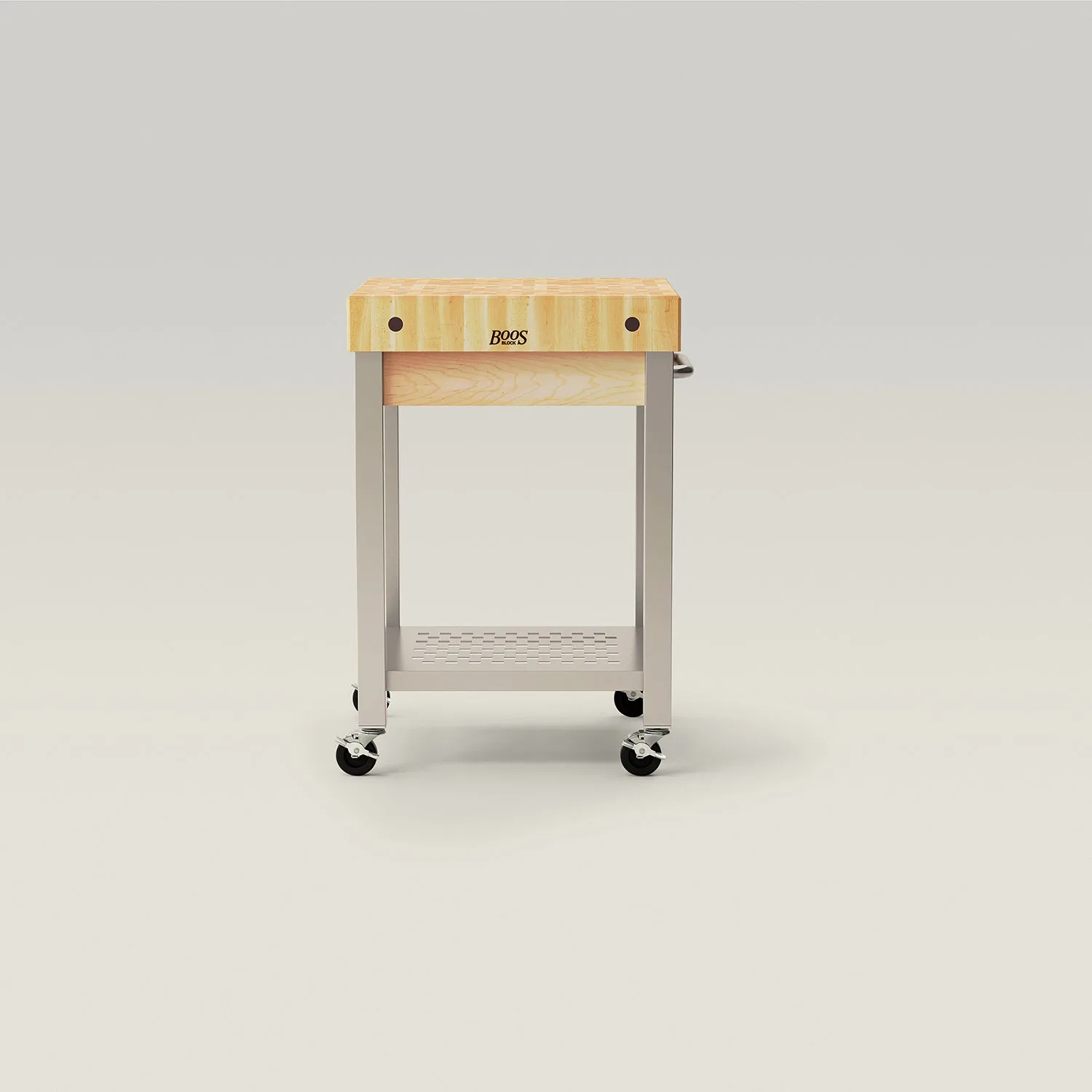 Maple End Grain Cucina Technica With Undershelf And Towel Bar