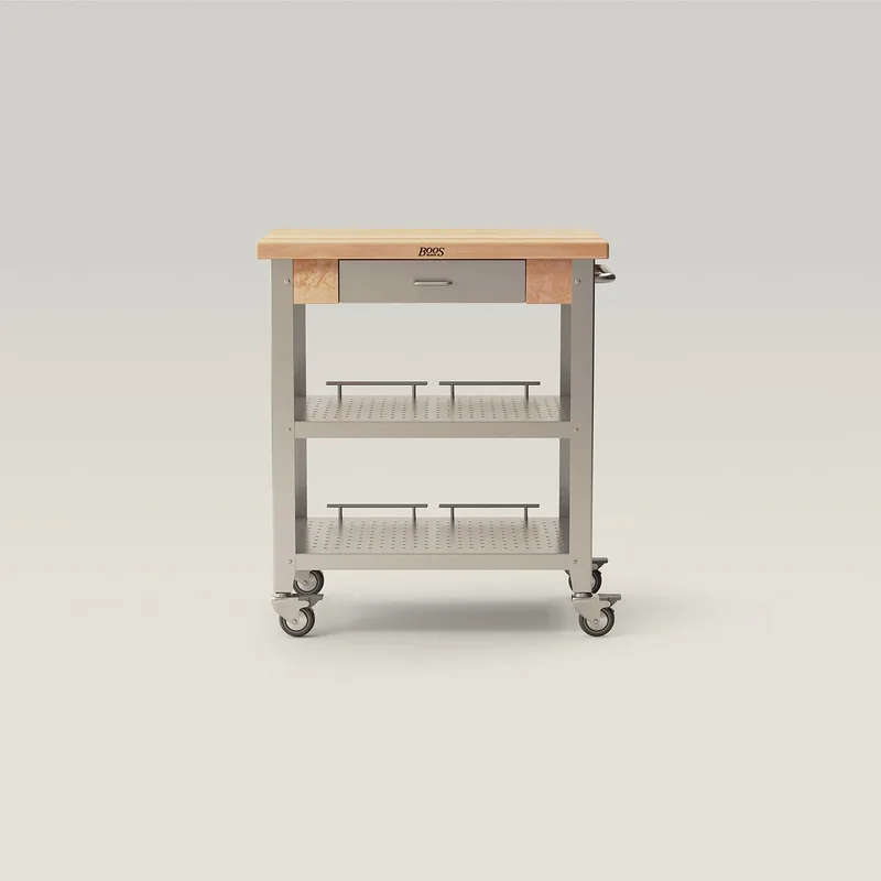 Maple Cucina Elegante Kitchen Cart (No Drop Leaf)