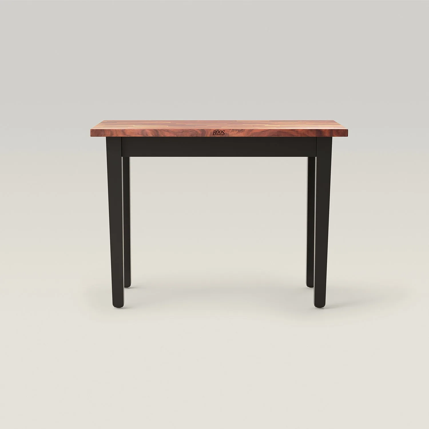 Blended Walnut Classic Country Work Table With 1-1/2" Thick Top