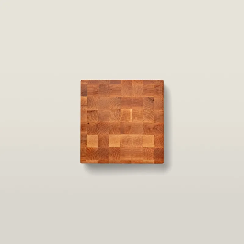 Maple Square Chopping Block, Reversible, End Grain, 3" Thick (CCB Series)