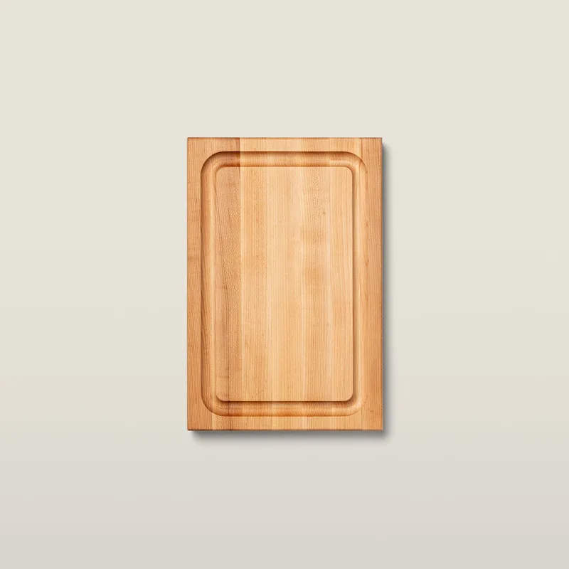 Maple BBQ Cutting Board with Juice Groove 1-1/2" Thick (BBQBD)