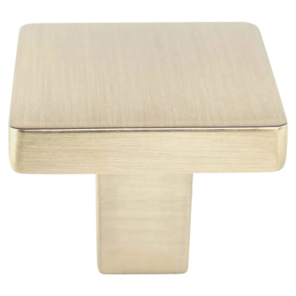 Contemporary Advantage One Champagne Square Knob