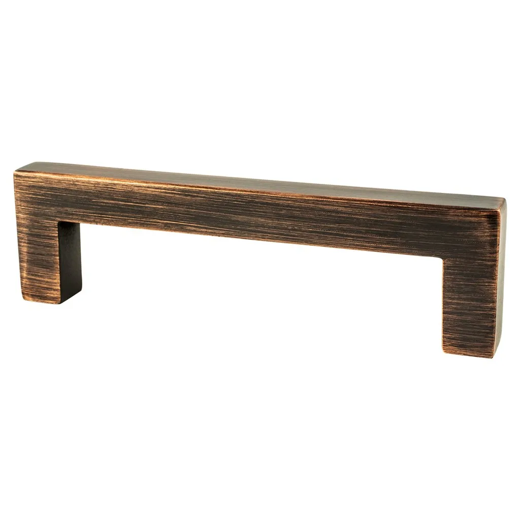 Contemporary Advantage One 96mm CC Verona Bronze Square Pull