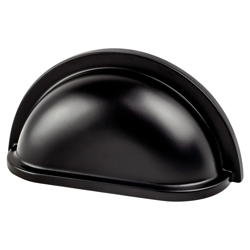 Traditional Advantage Three 3 inch CC Matte Black Cup Pull