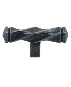 Rhapsody Weathered Iron Twisted Knob