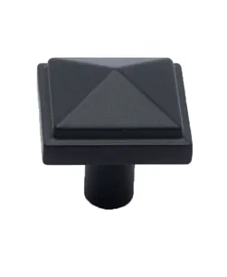Rhapsody Black Pyramid Knob