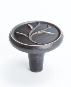 Art Nouveau Verona Bronze Knob