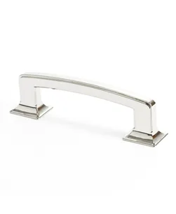 Designers Group Ten 96mm CC Polished Nickel Hearthstone Pull