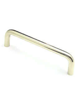 Advantage Wire Pulls 4 inch CC Polished Brass Steel Wire Pull