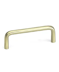 Advantage Wire Pulls 3 1/2 inch CC Satin Brass Steel Wire Pull