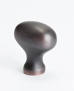 Transitional Advantage Three Verona Bronze Oval Knob