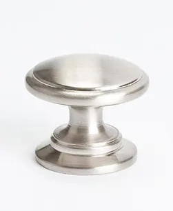 Traditional Advantage Two Brushed Nickel Tiered Knob
