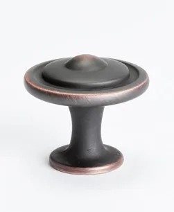 Traditional Advantage Three Verona Bronze Button Knob