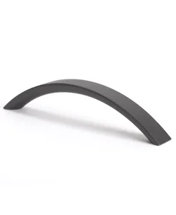 Contemporary Advantage Four 128mm CC Matte Black Flat Arch Pull