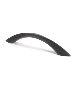 Contemporary Advantage Five 128mm CC Matte Black Twisted Arch Pull