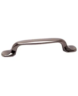 Euro Moderno 96mm CC Brushed Black Nickel Pull