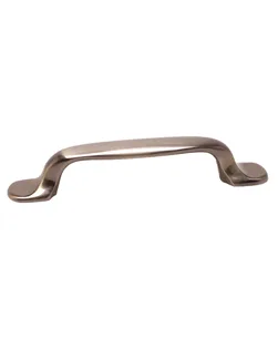 Euro Moderno 96mm CC Brushed Antique Brass Pull