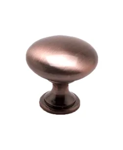 Euro Moderno Brushed Antique Copper Knob
