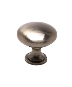 Euro Moderno Brushed Antique Brass Knob