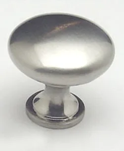Euro Moderno Brushed Nickel Knob