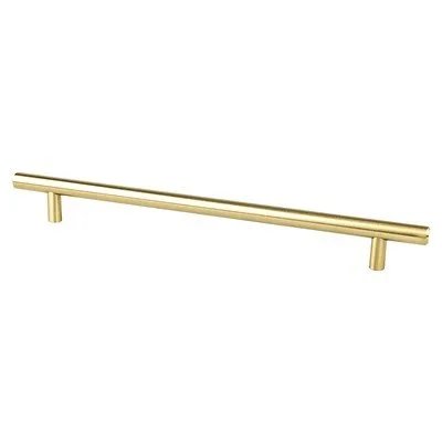 Tempo 224mm CC Modern Brushed Gold T-Bar Pull