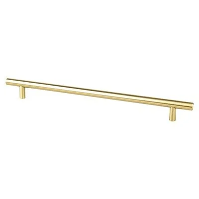 Tempo 256mm CC Modern Brushed Gold T-Bar Pull