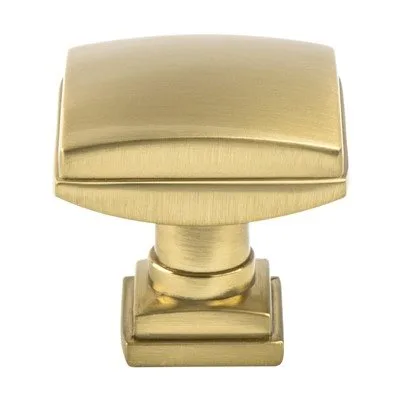 Tailored Traditional Modern Brushed Gold Knob