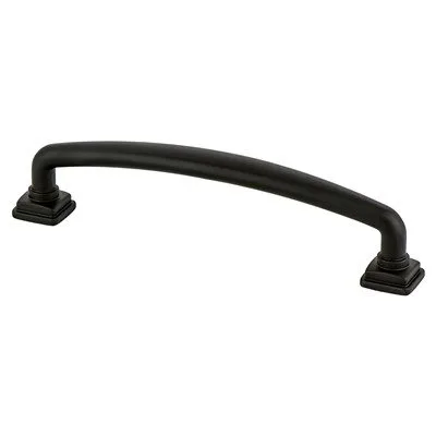 Tailored Traditional 128mm CC Matte Black Pull