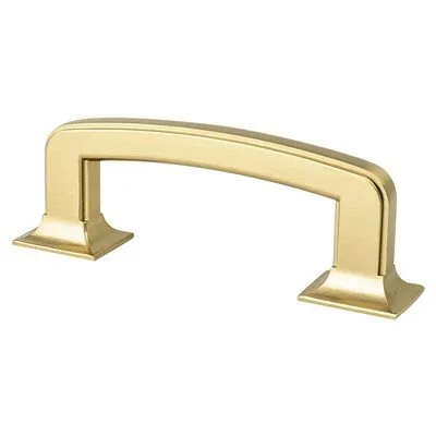Hearthstone 3 inch CC Modern Brushed Gold Pull