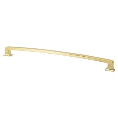 Hearthstone 18 inch CC Modern Brushed Gold Appliance Pull