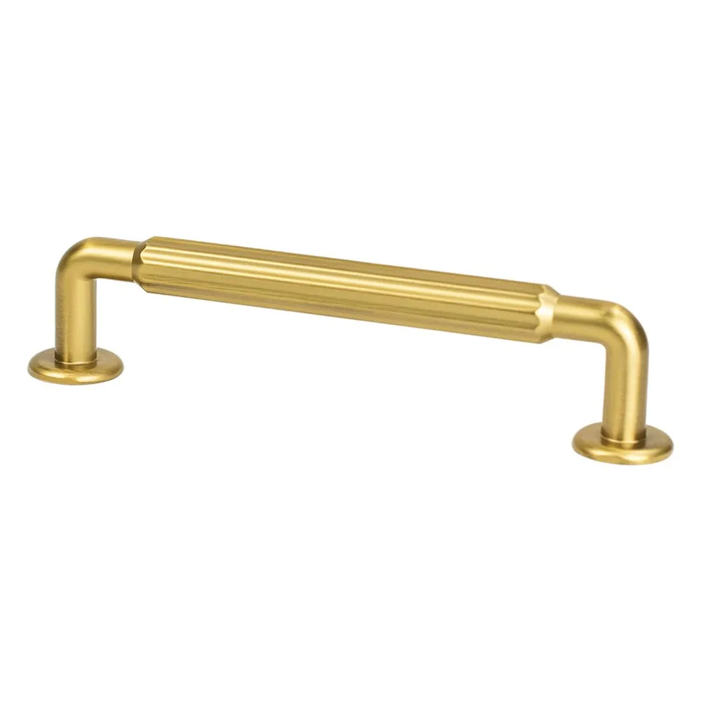 Cannelee 128mm CC Modern Brushed Gold Pull