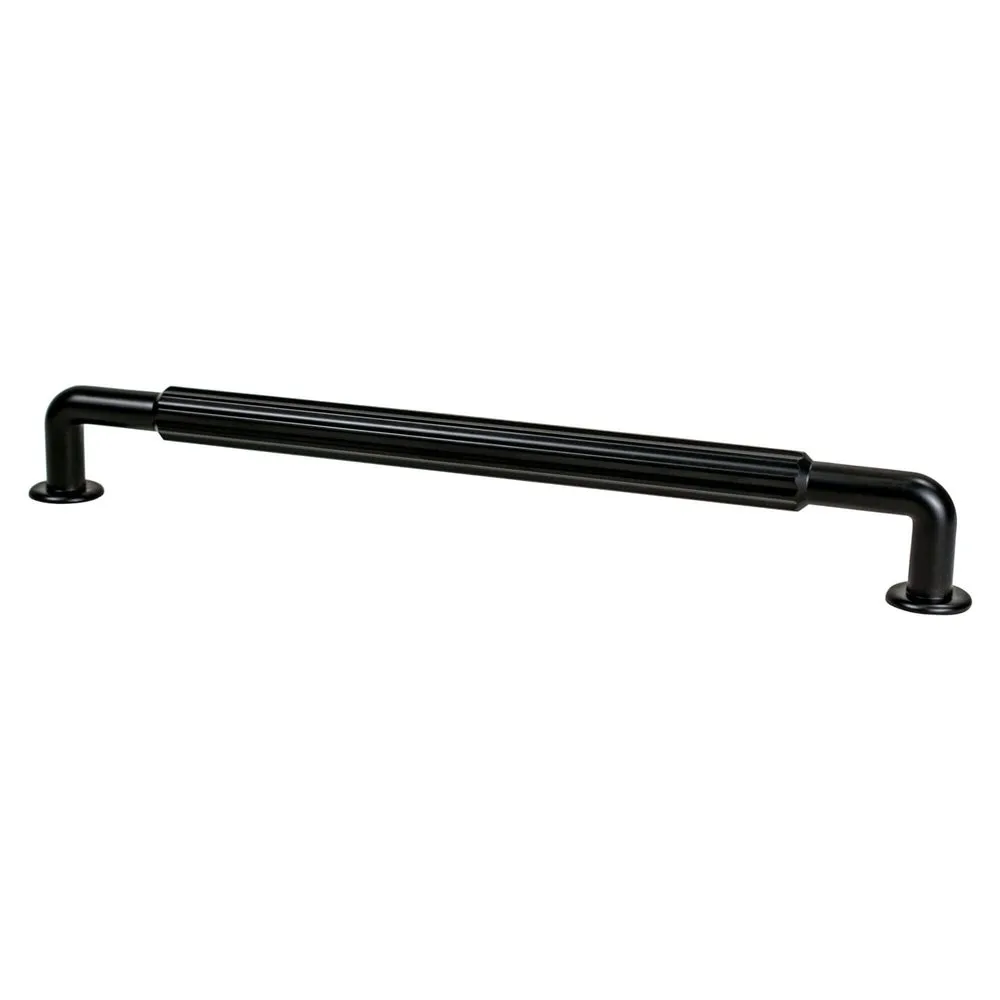 Cannelee 12in. CC Matte Black Appliance Pull