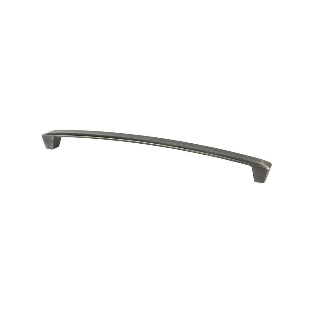 Laura 12 inch CC Vintage Nickel Appliance Pull