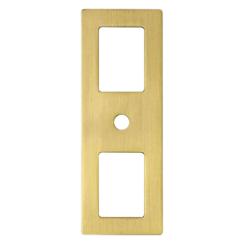 Statler Modern Brushed Gold Backplate