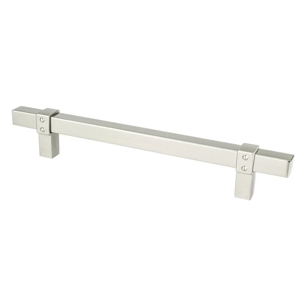 Rivet Rebel 160mm Brushed Nickel Pull
