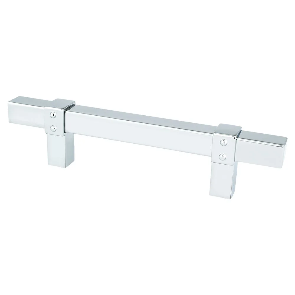 Rivet Rebel 96mm Polished Chrome Pull