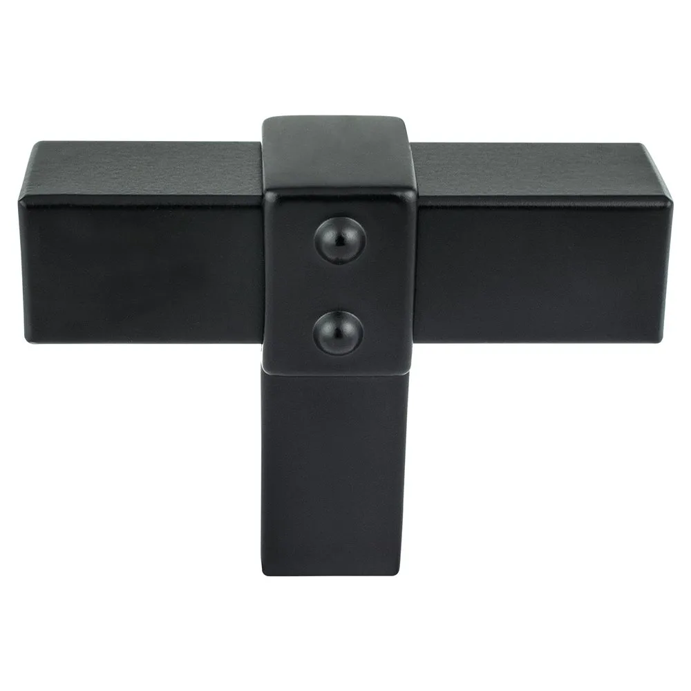 Rivet Rebel Matte Black Knob